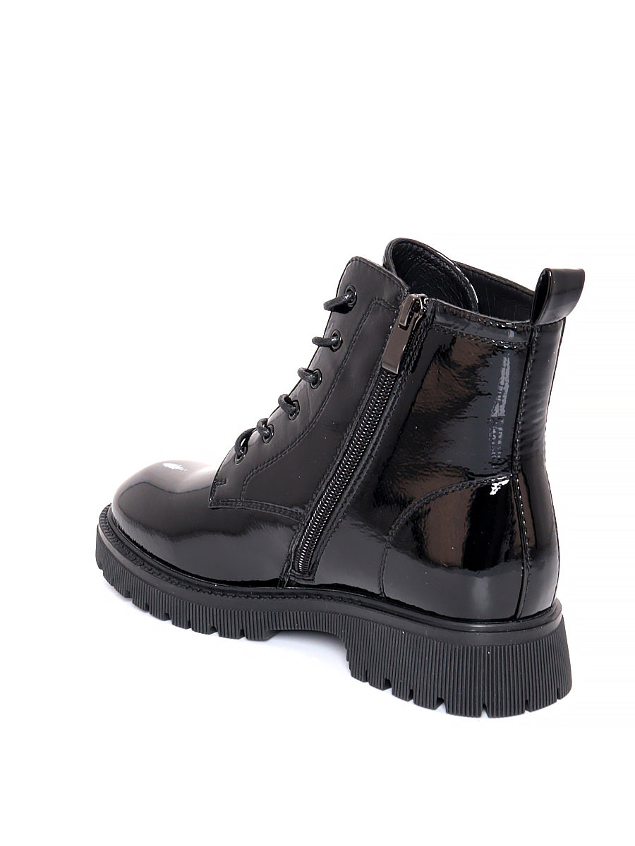 BONAVI 32W7-9 Laced Zip Ankle Boots