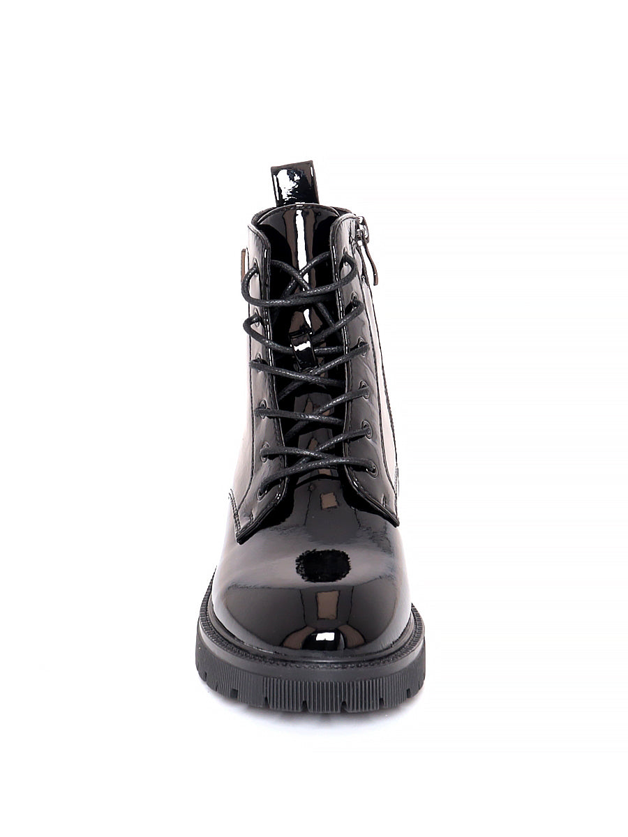 BONAVI 32W7-9 Laced Zip Ankle Boots