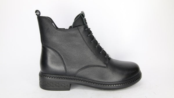 BONAVI 1R05-22 Zip Laced Ankle Boots