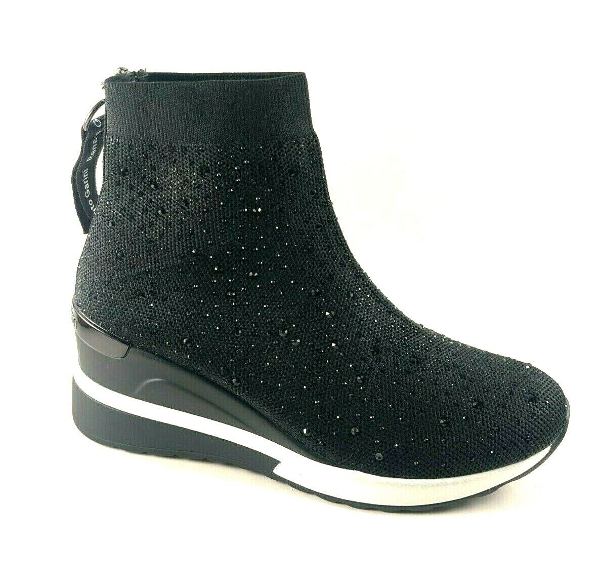 EXE 34-210B High Zip Sneaker w Stones