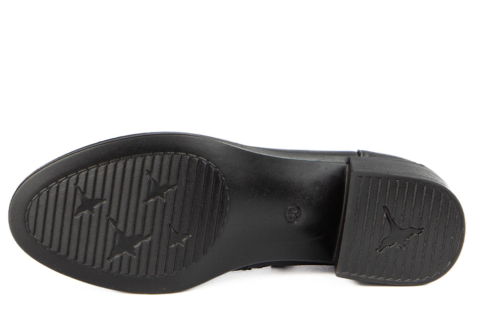 BONAVI 2R3-19 Block Heeled Leather Shoes