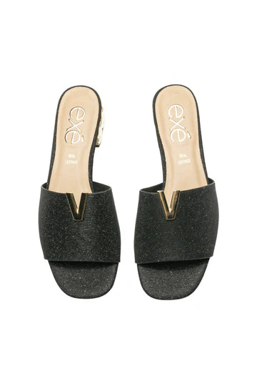 EXE 725-KATY OPEN TOE LOW HEELED SANDAL
