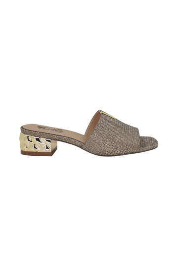 EXE 725-KATY OPEN TOE LOW HEELED SANDAL