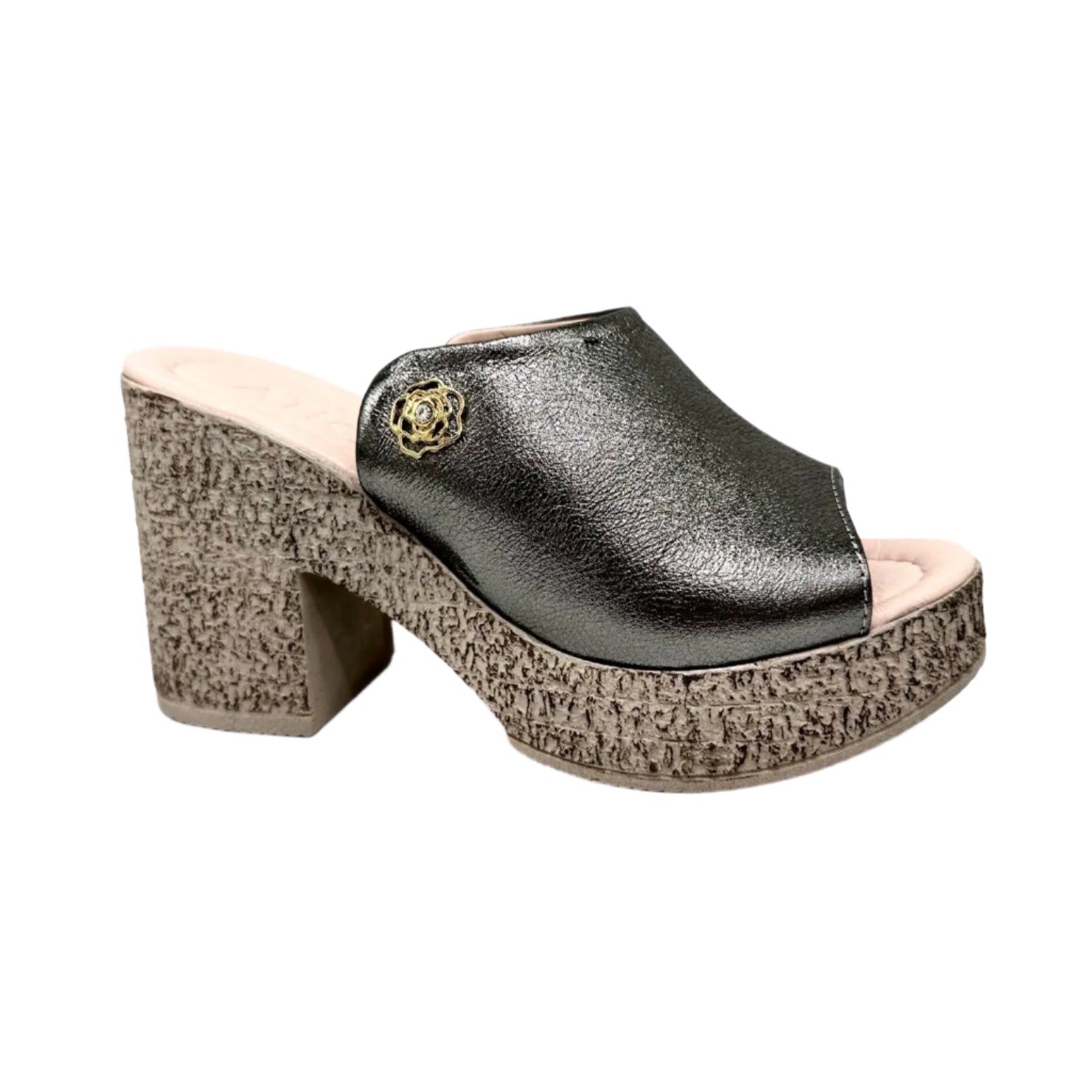 BONAVI ATTICA LOVE Block Heel Mule Sandal â TKM SHOES