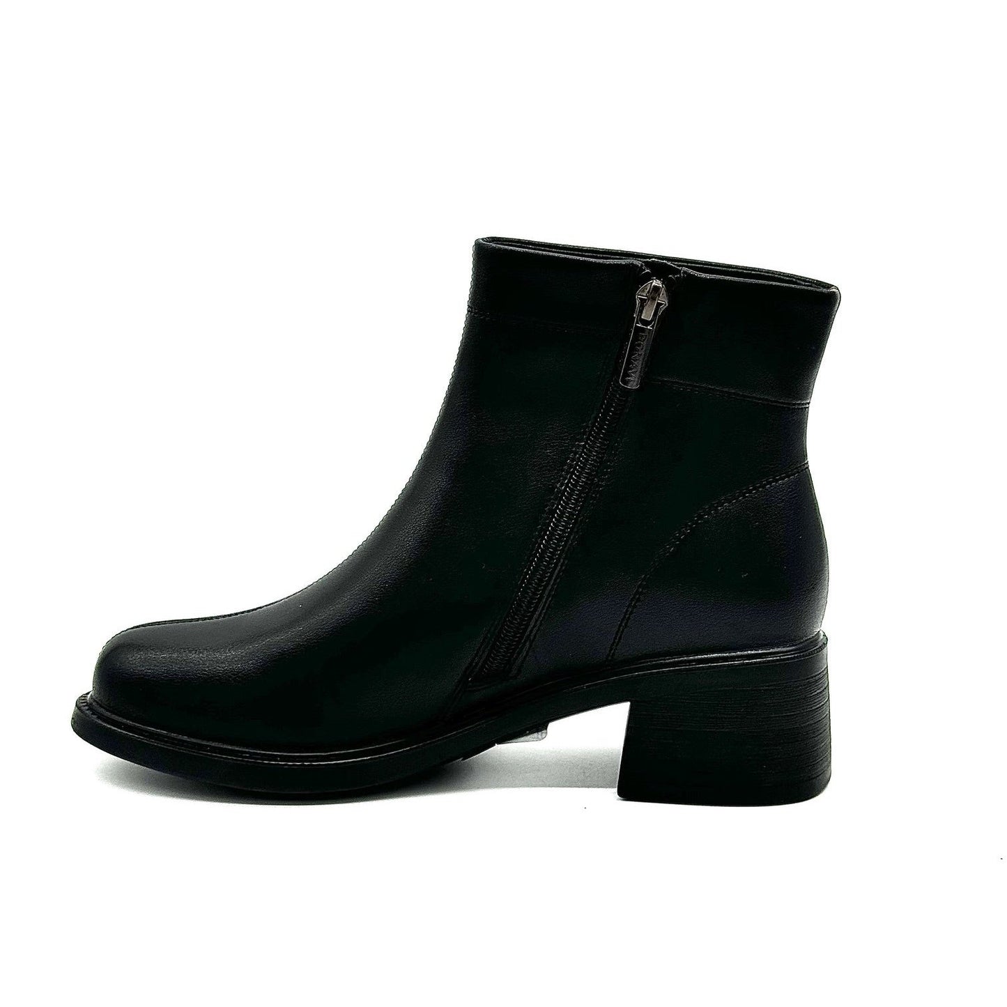 42-DMU4-3 Block Heel Bootie