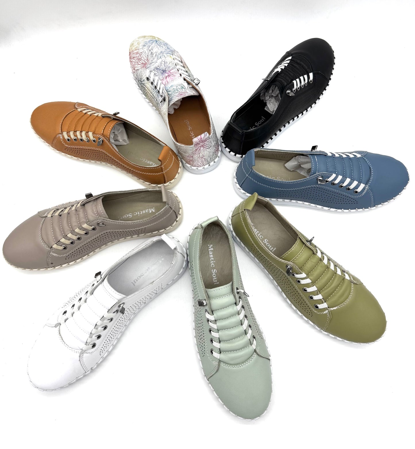 MASTIC SOUL 6019B Leather Sneaker Shoe