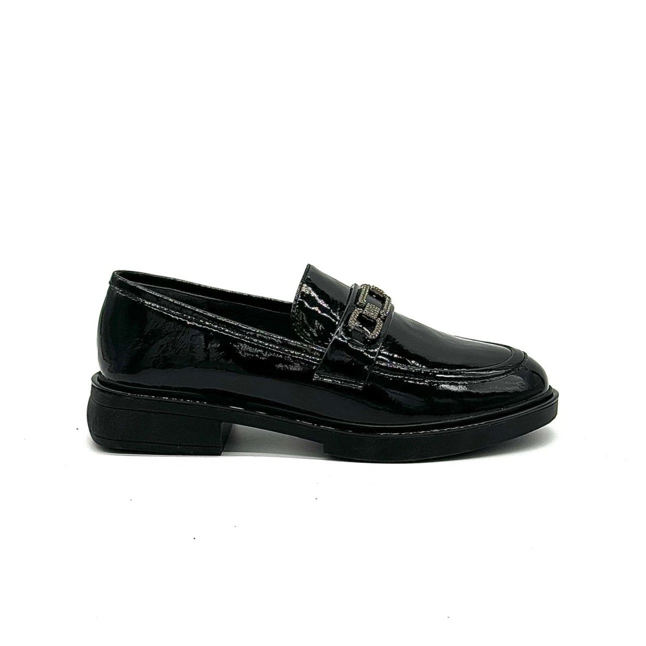 BONAVI 21W7-04 Patent Leather Loafer