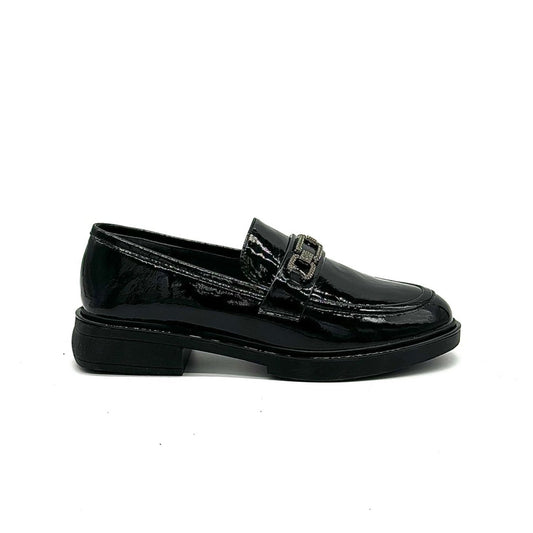 BONAVI 21W7-04 Patent Leather Loafer
