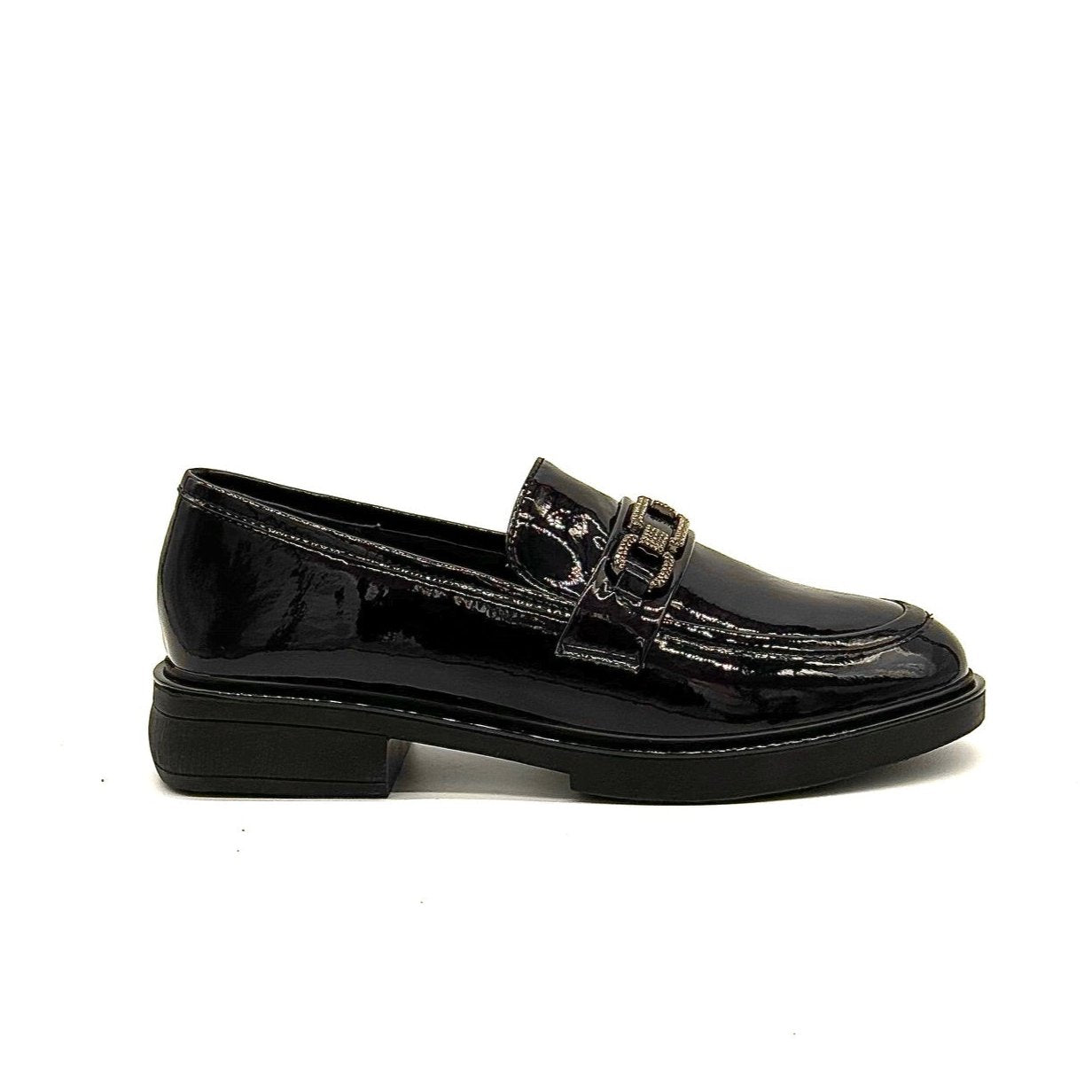 BONAVI 21W7-04 Patent Leather Loafer
