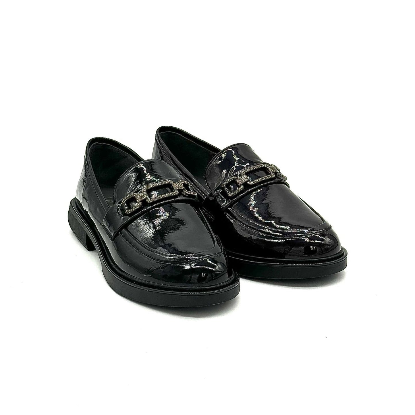 BONAVI 21W7-04 Patent Leather Loafer