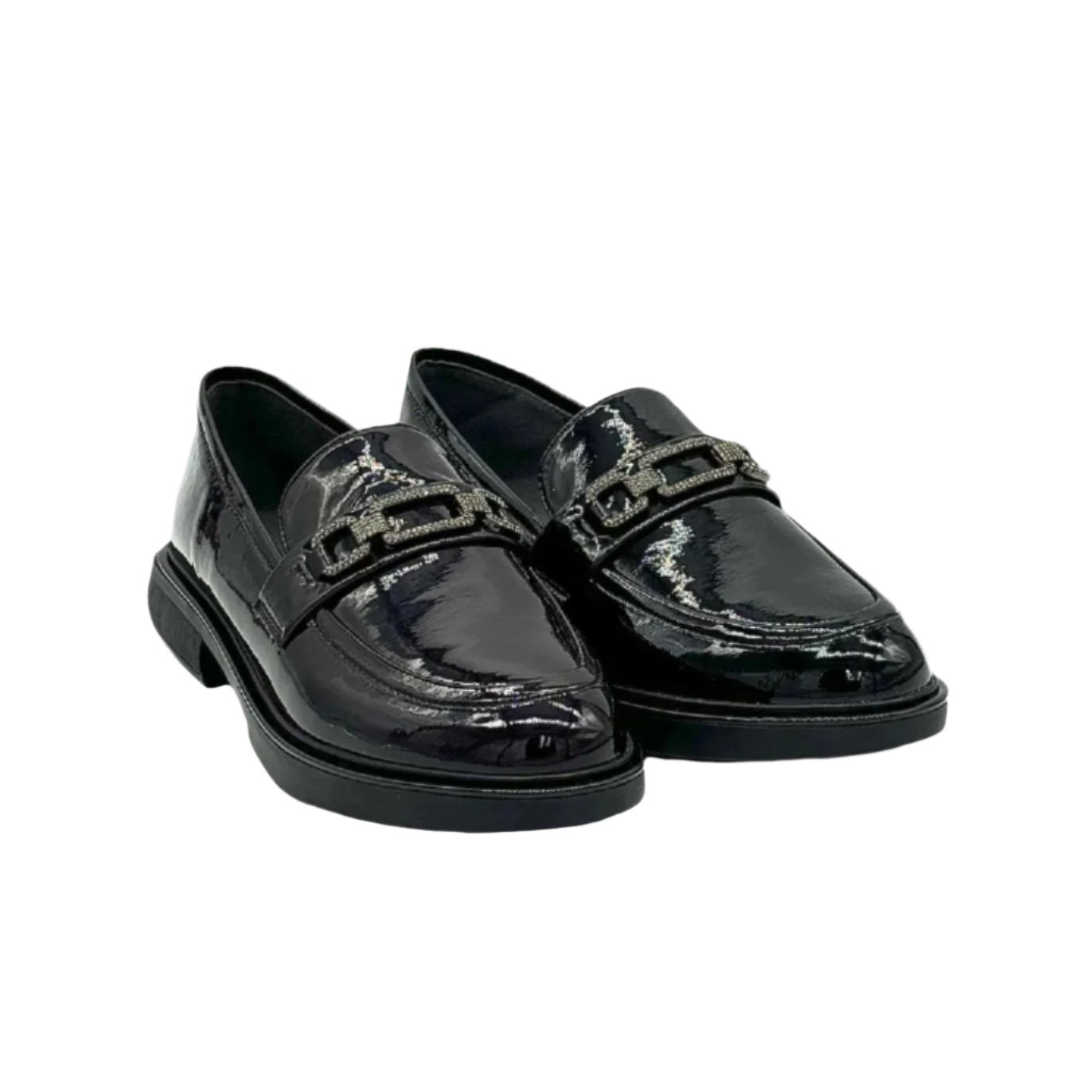 BONAVI 21W7-04 Patent Leather Loafer