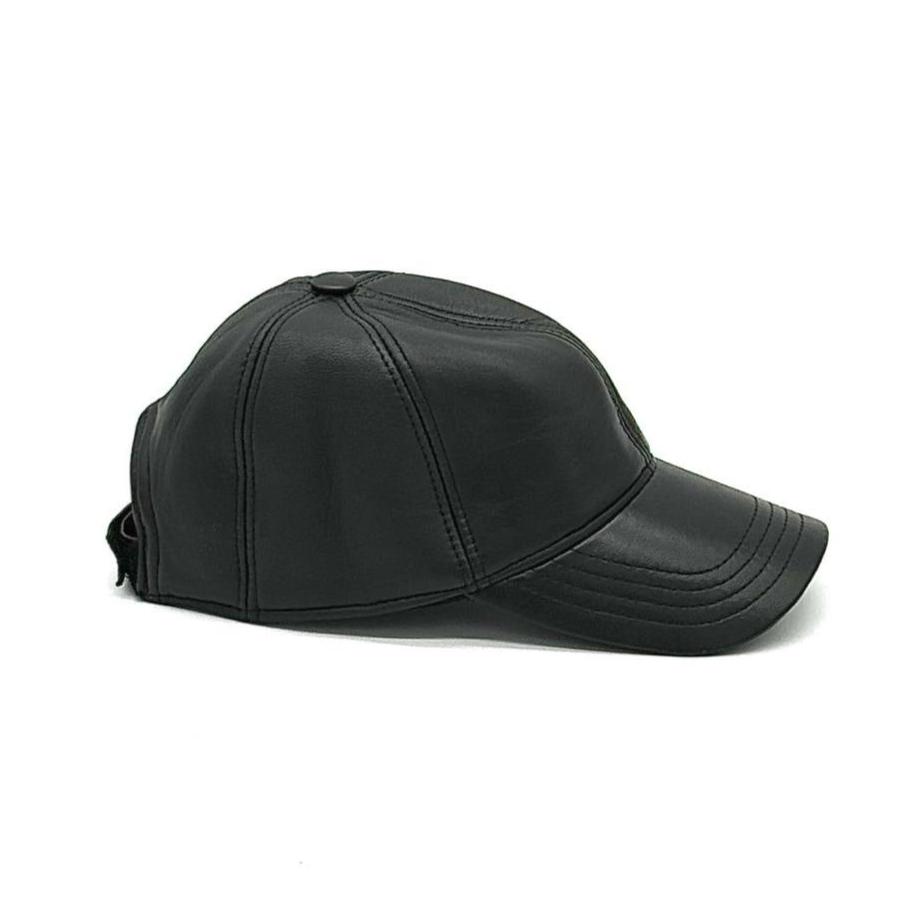 Leather Baseball Cap
