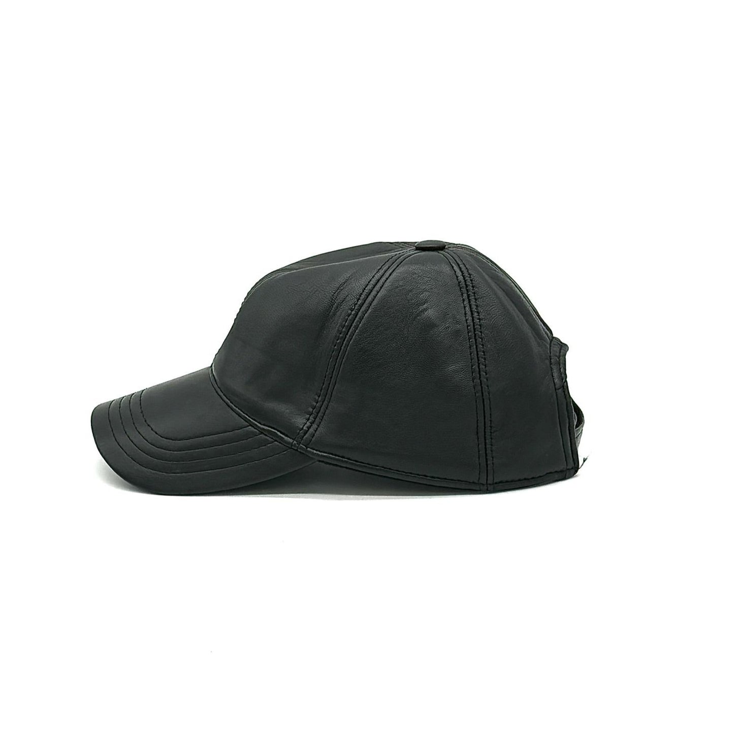 Leather Baseball Cap