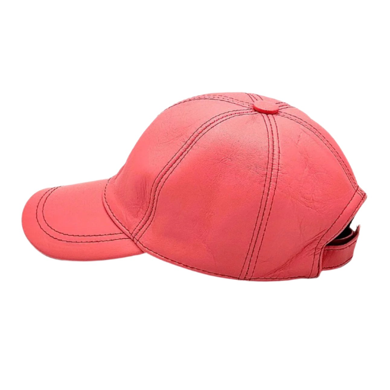 Leather Baseball Cap