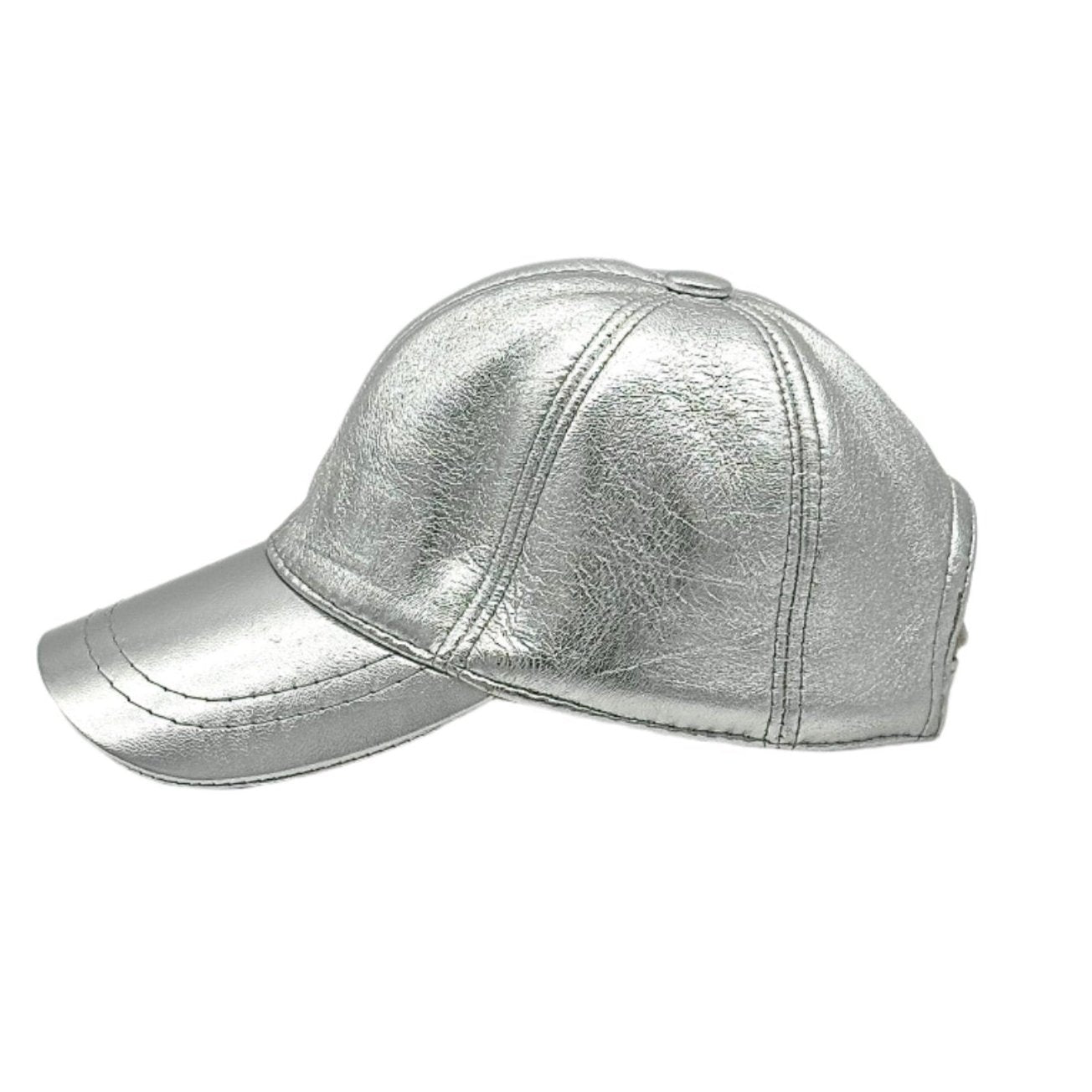 Leather Baseball Cap
