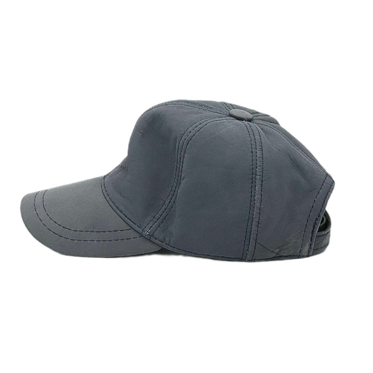Leather Baseball Cap