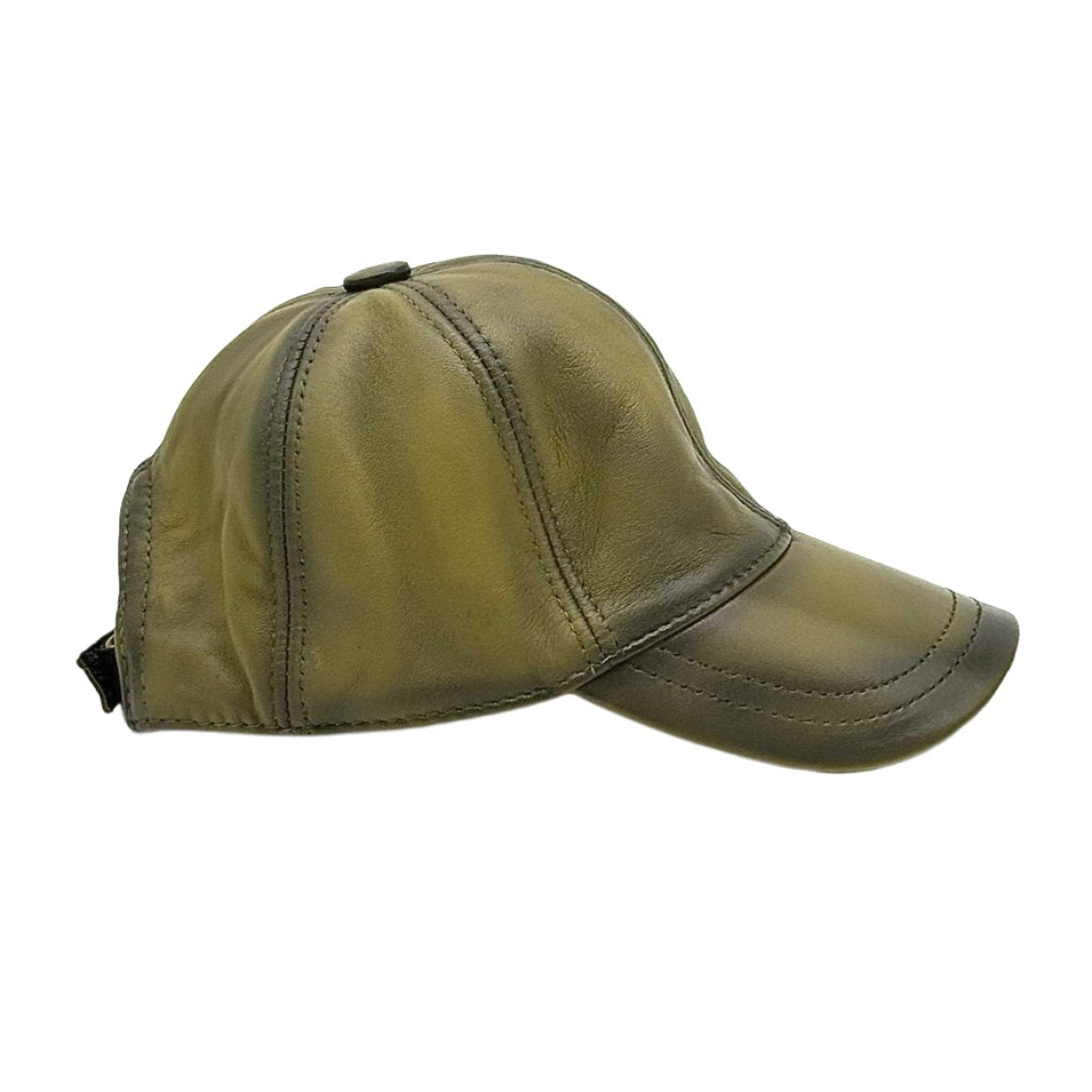 Leather Baseball Cap