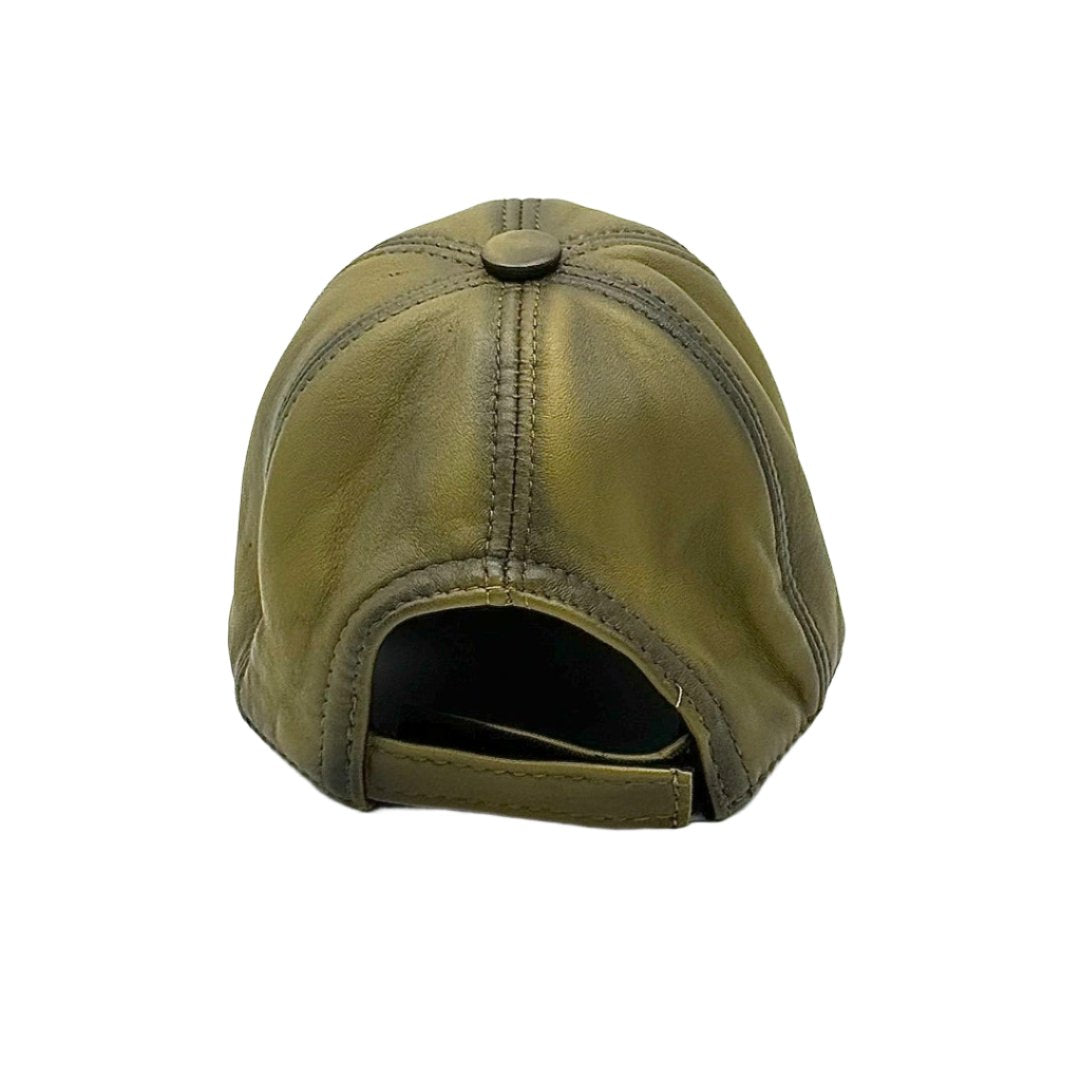 Leather Baseball Cap