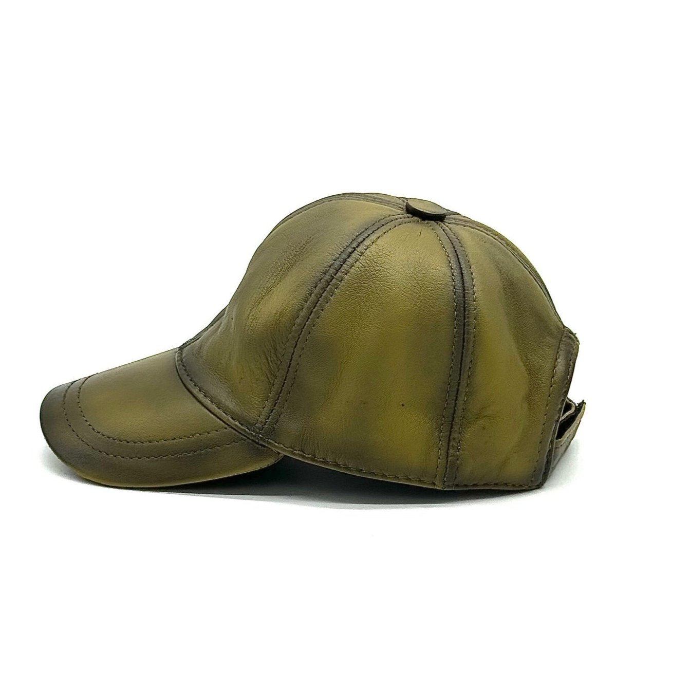Leather Baseball Cap