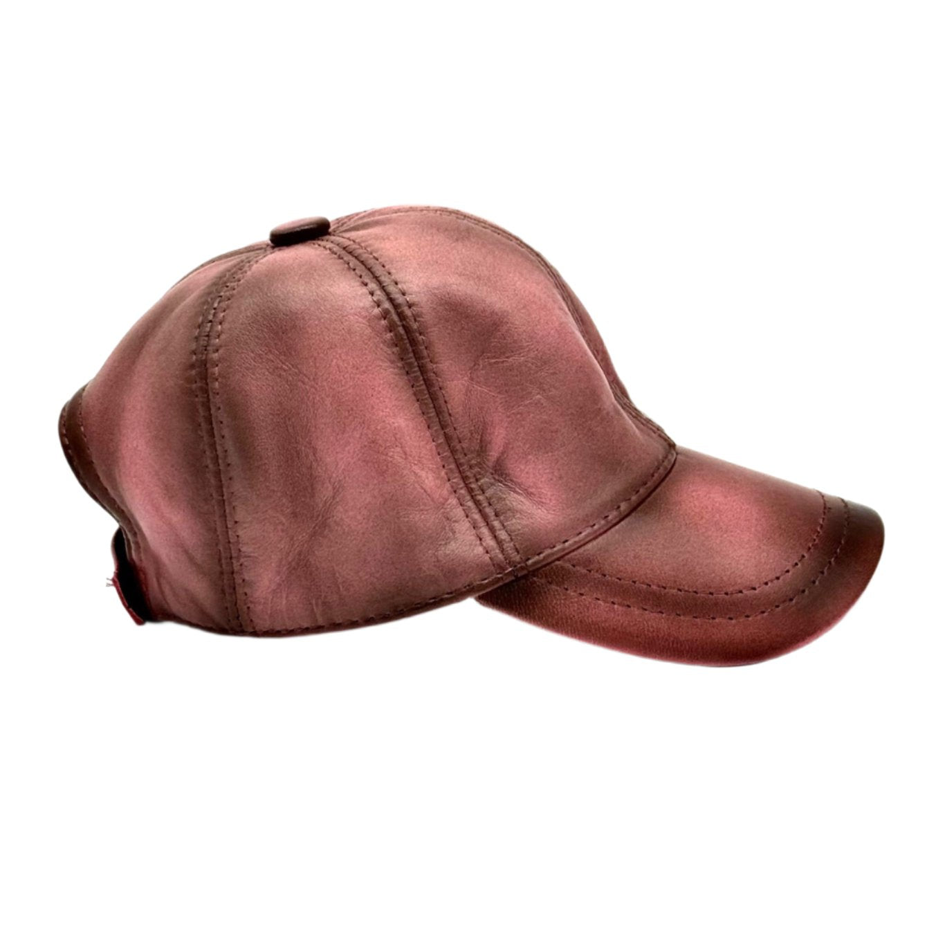 Leather Baseball Cap