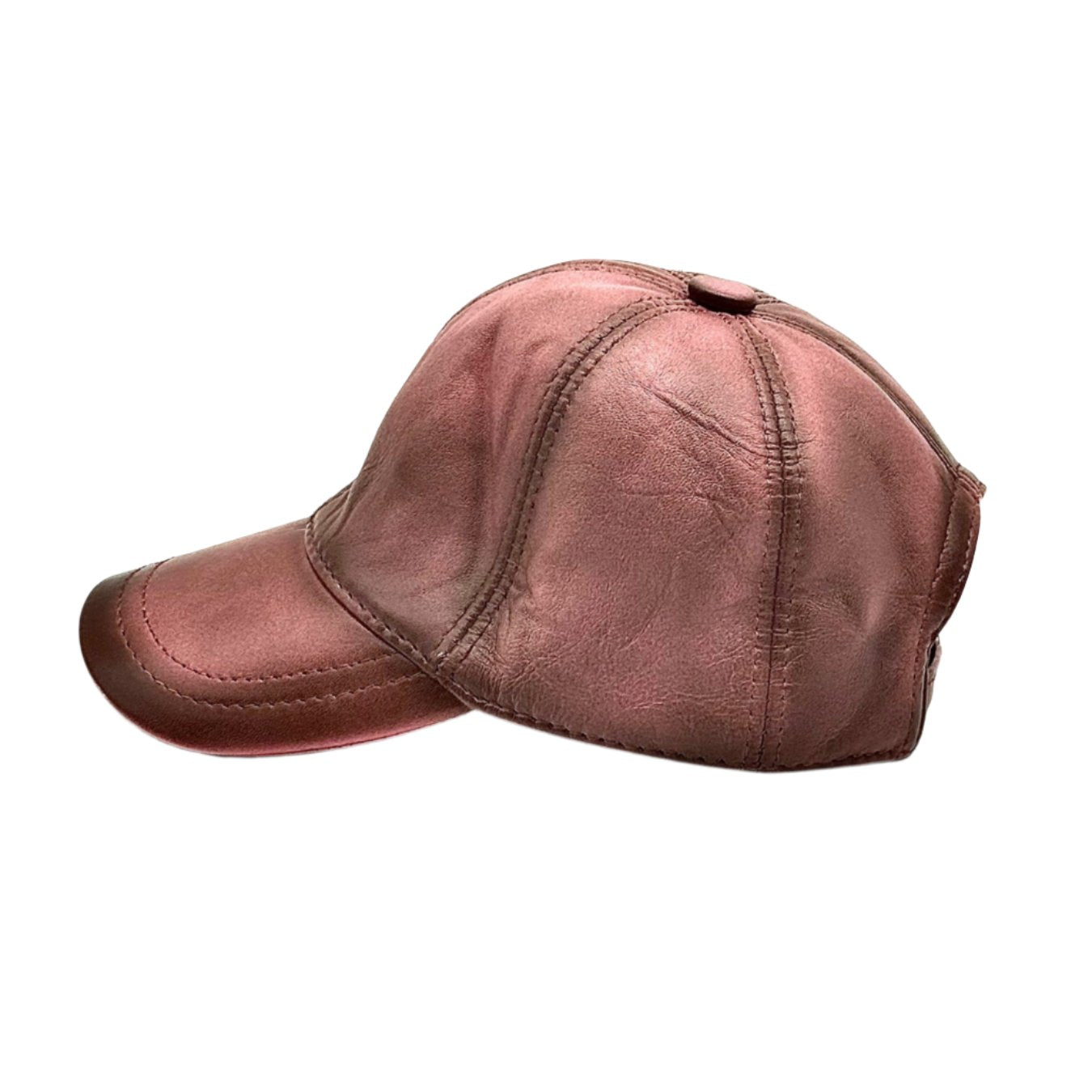 Leather Baseball Cap