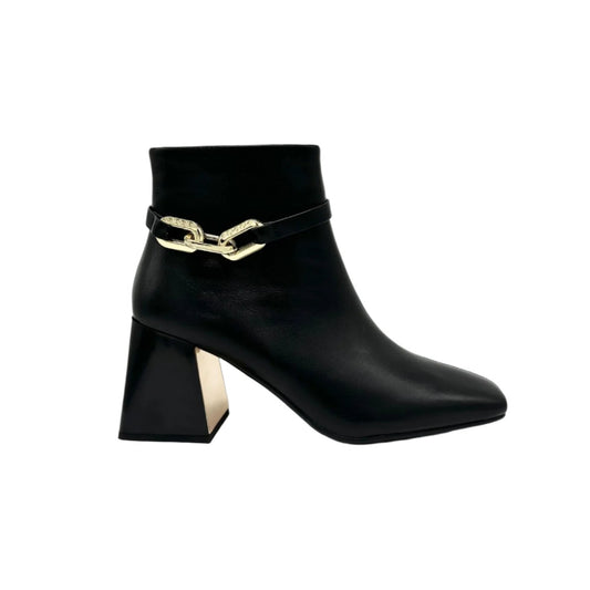 EXE 5253-E4535 Block Heel Booties