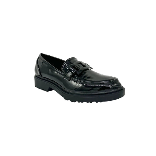 EXE 20-5055 Patent Buckle Loafers