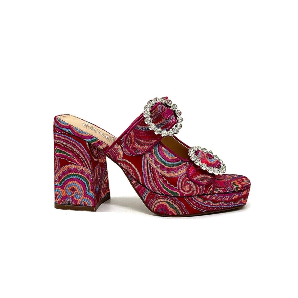 LUNA-801 Block Heel Sandal