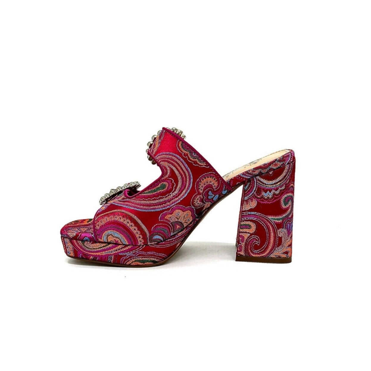 LUNA-801 Block Heel Sandal