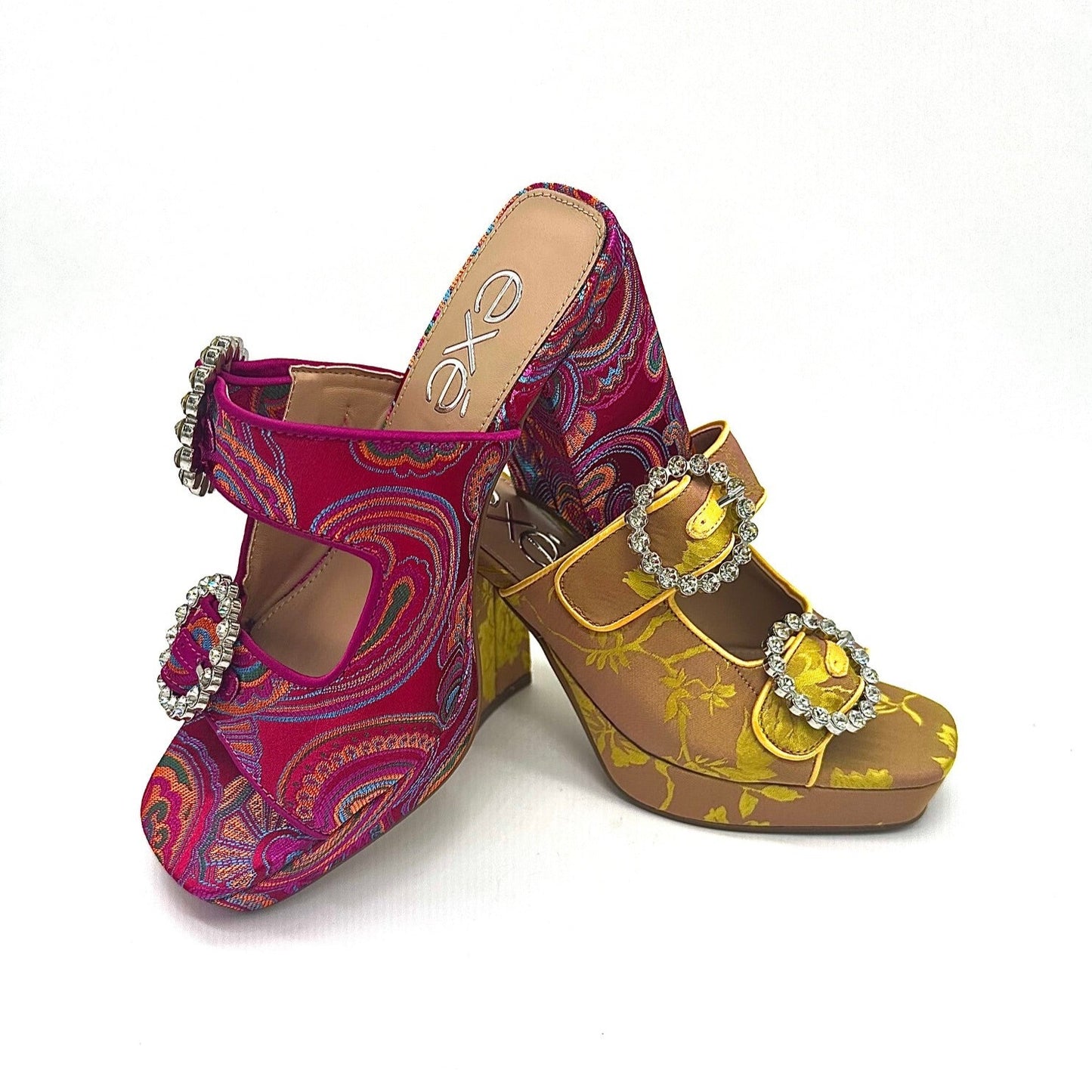 LUNA-801 Block Heel Sandal