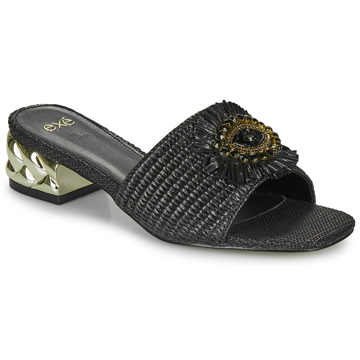 EXE KATY-424 RAFFIA EVIL EYE SANDAL