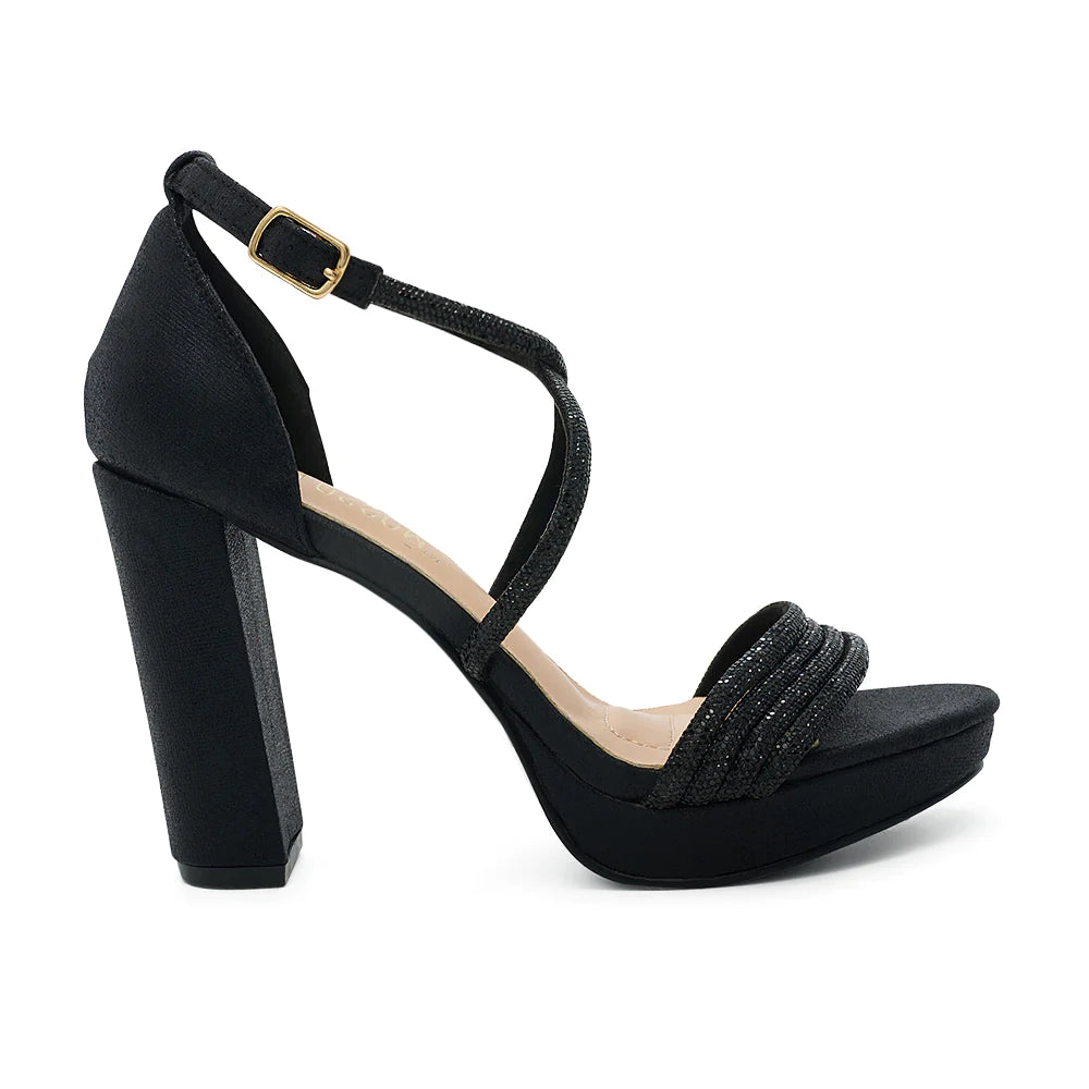 DE BLOSSOM PEACE BLOCK HEEL