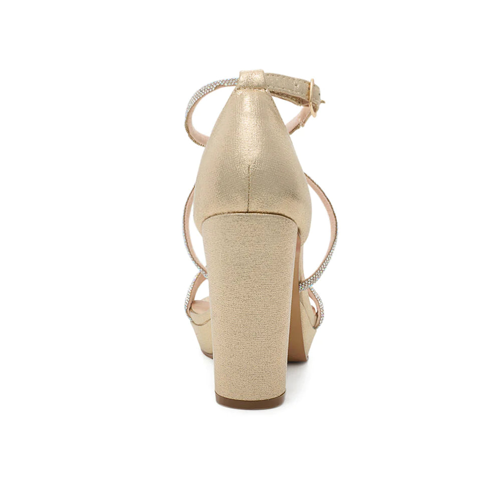 DE BLOSSOM PEACE BLOCK HEEL