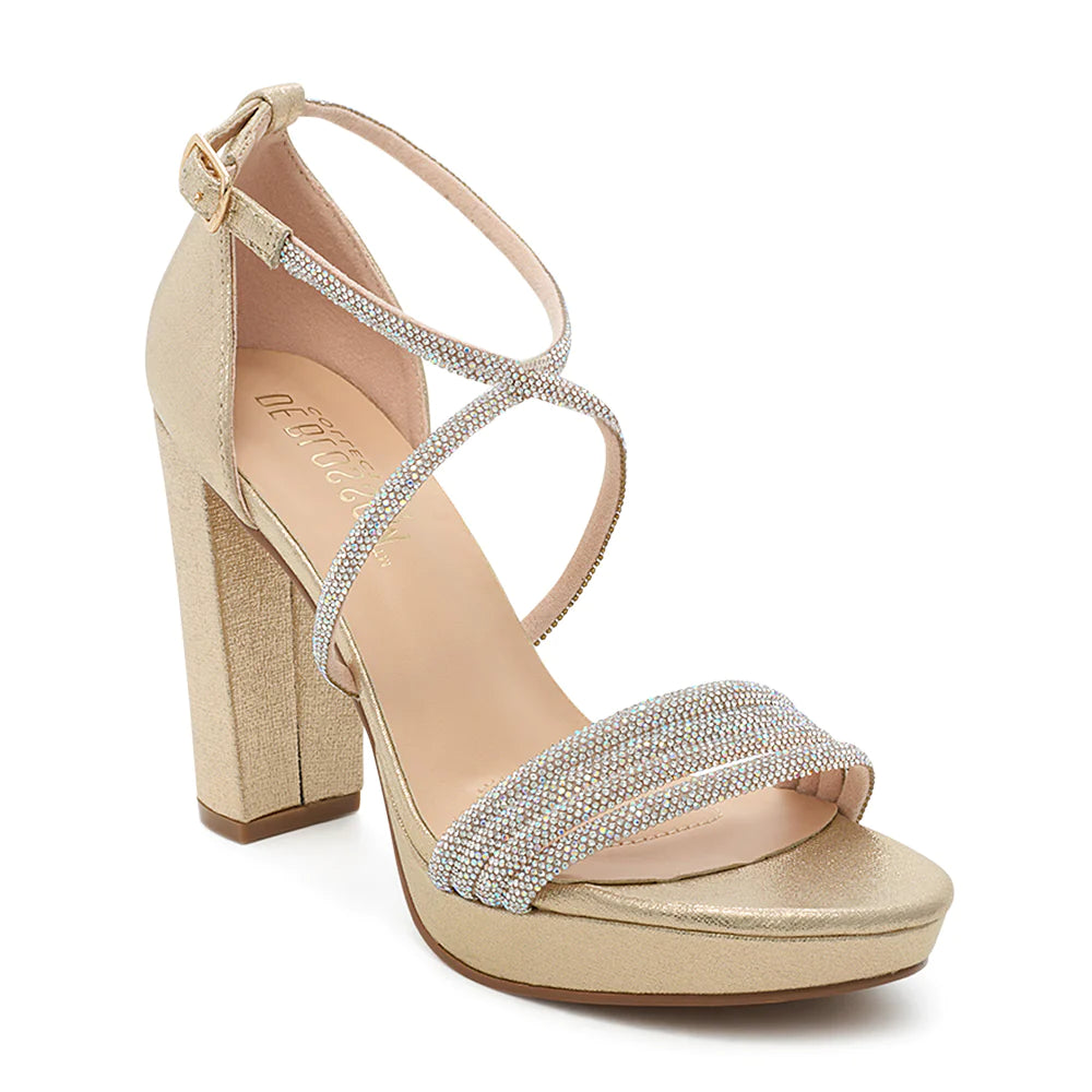 DE BLOSSOM PEACE BLOCK HEEL