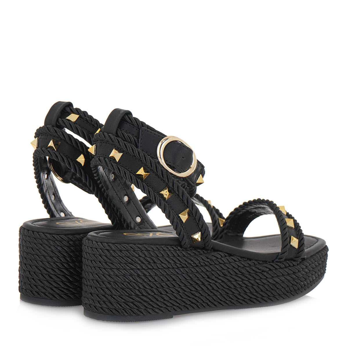 EXE PAULA-11 BLACK SANDAL