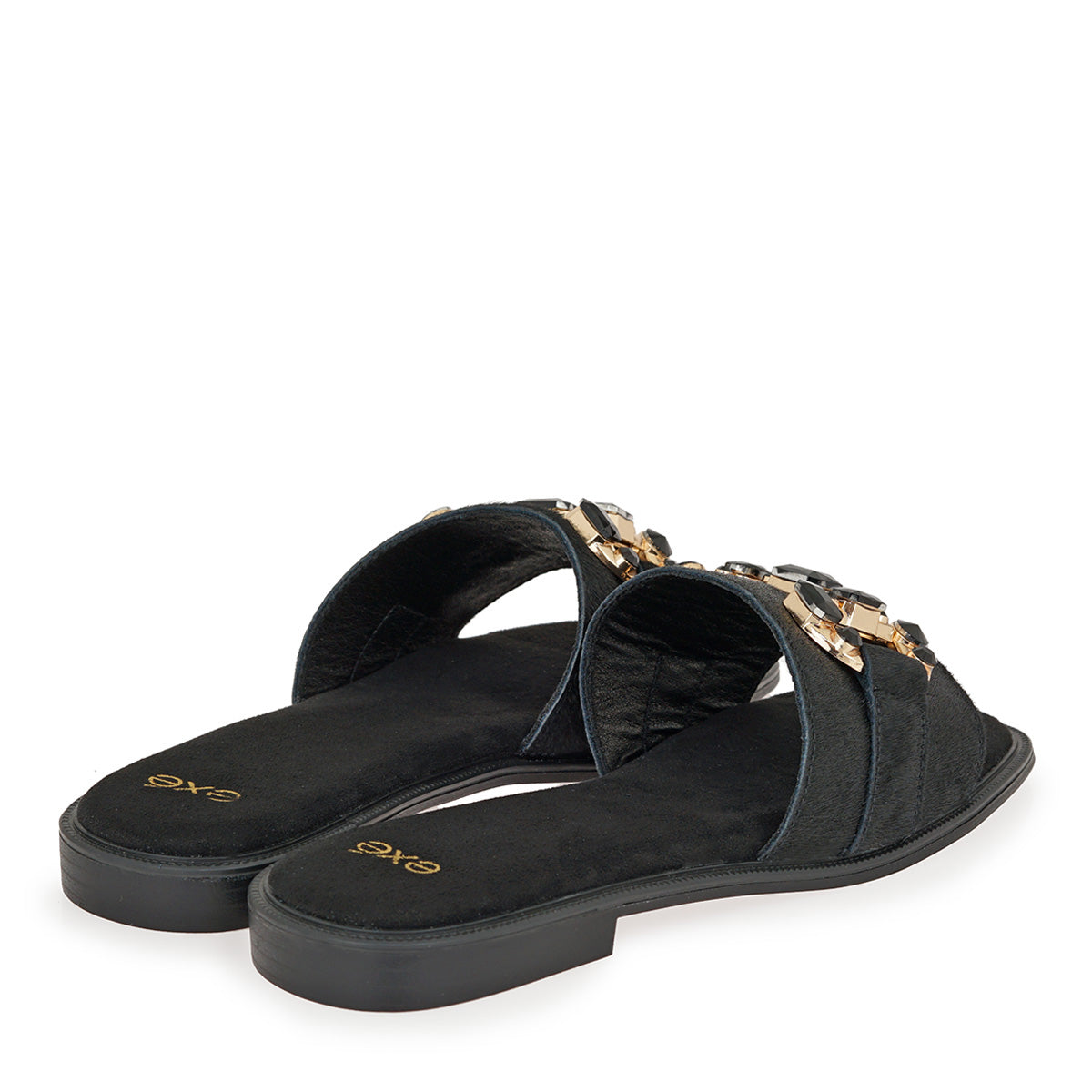 EXE Buckle Slide Sandal