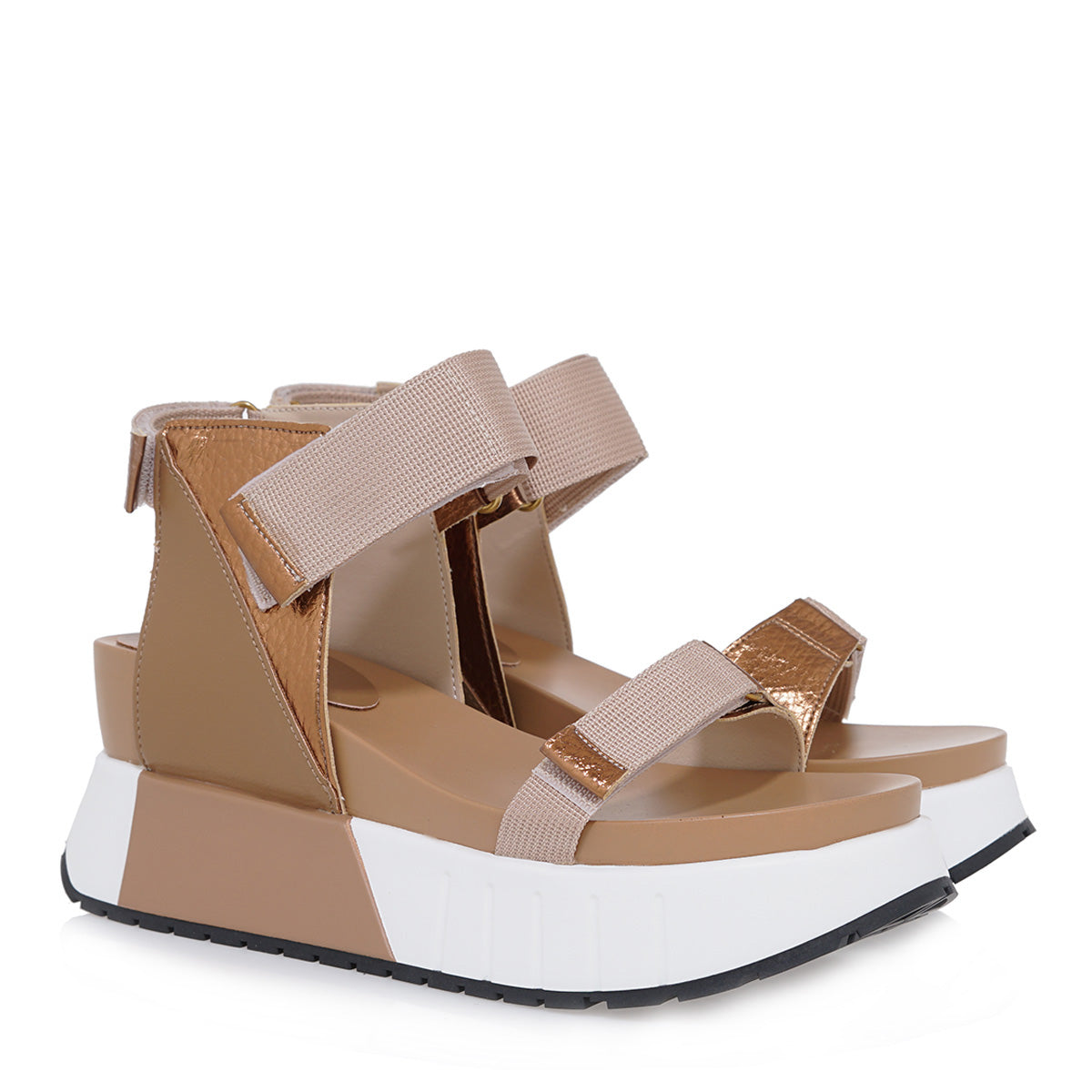 EXE OLIVIA-921 BRONZE MULTI COLORED FLATFORM