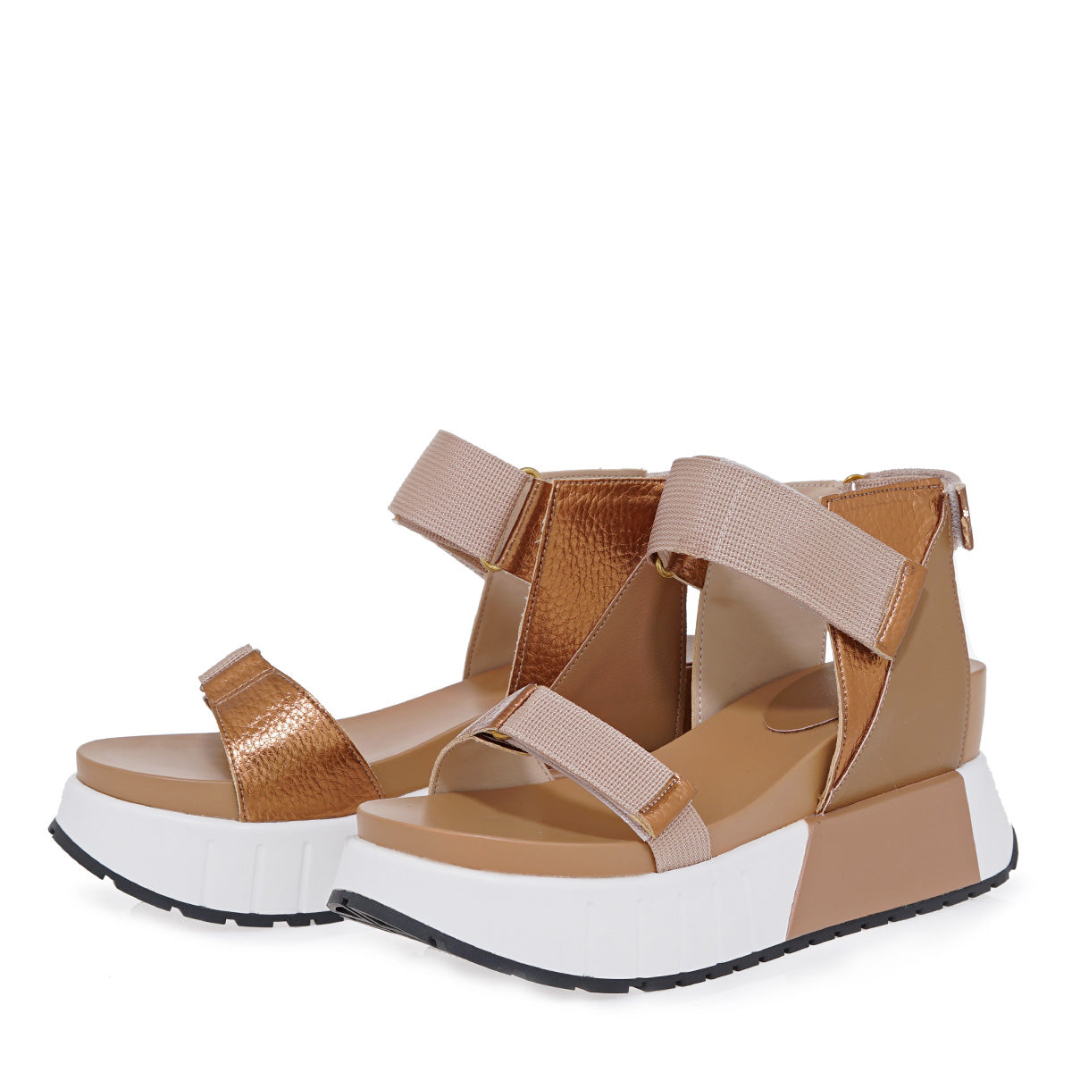 EXE OLIVIA-921 BRONZE MULTI COLORED FLATFORM