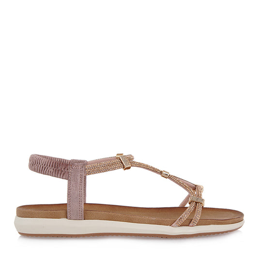 AV3 Flat Sparkle Sandal