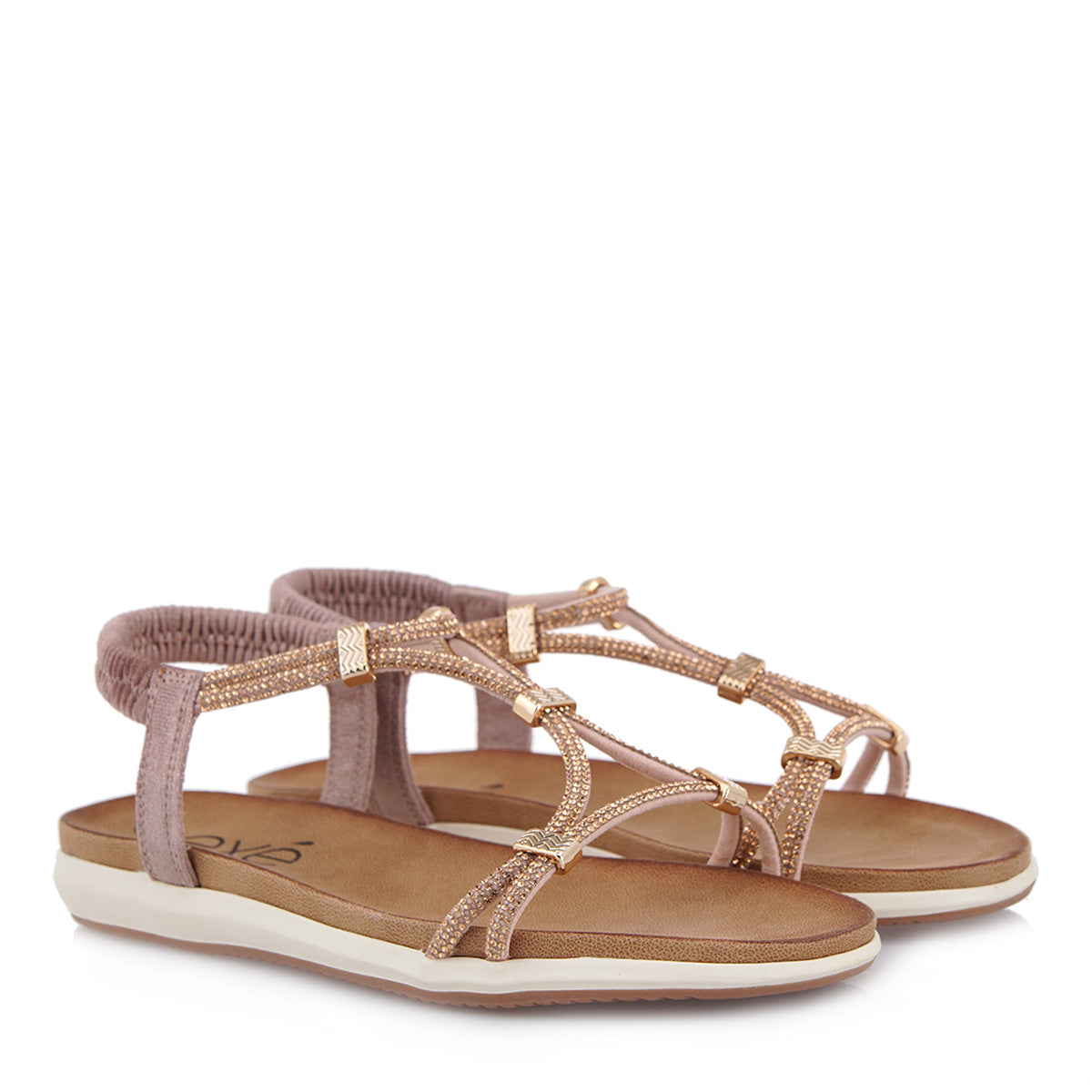 AV3 Flat Sparkle Sandal