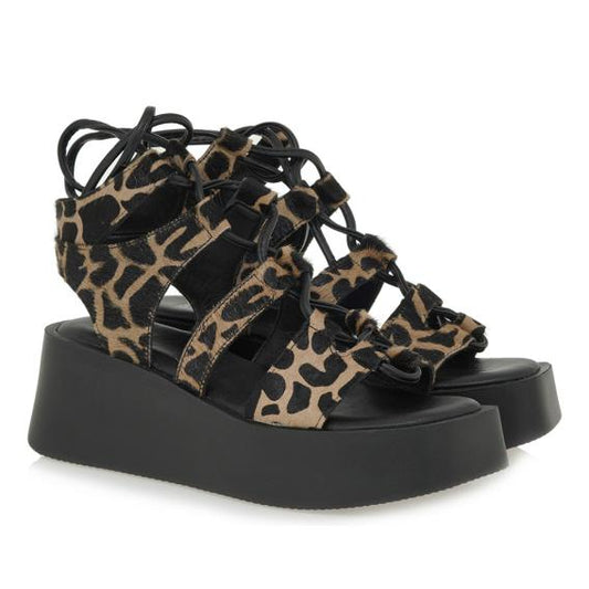 EXE 833 Platform gladiator sandal