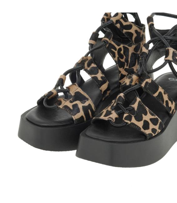 EXE 833 Platform gladiator sandal