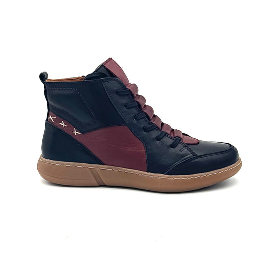 Bonavi 207-10-205 Women’s Leather High-Top Sneakers