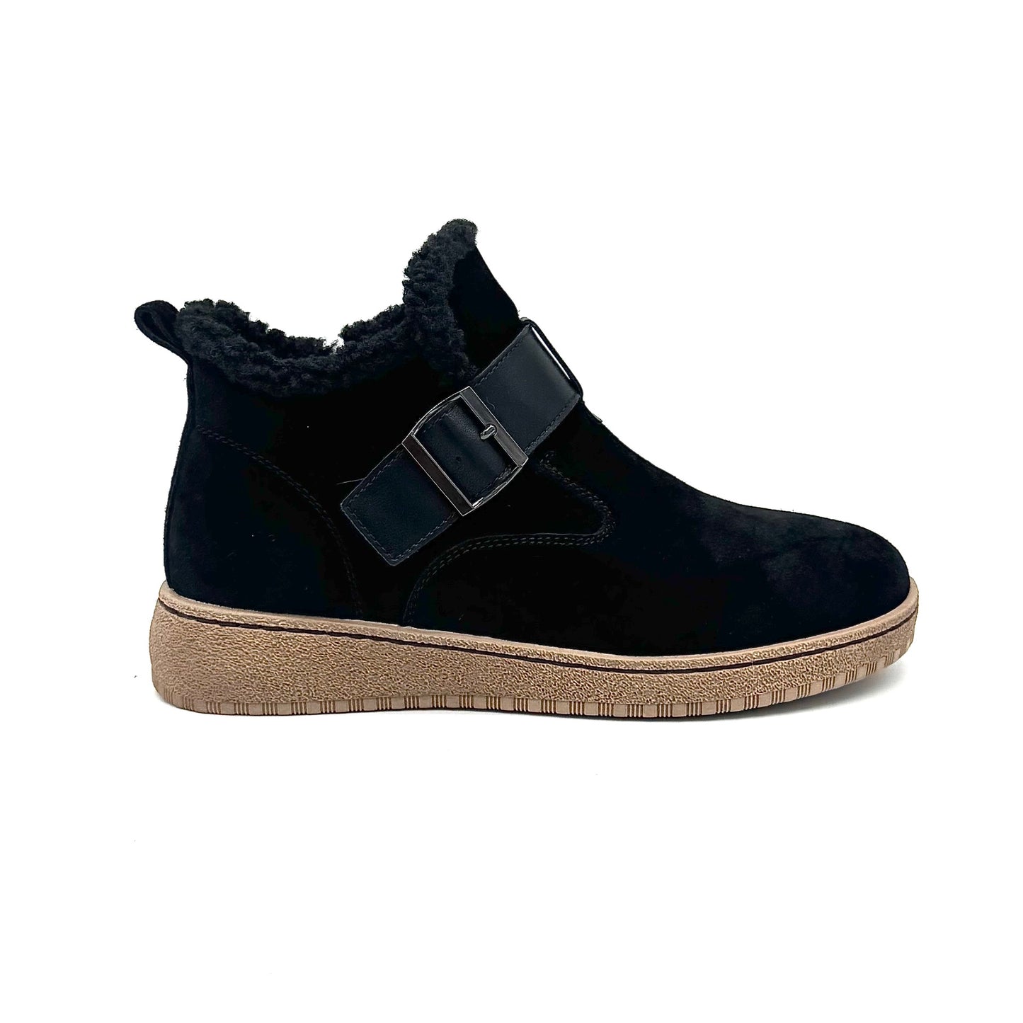 Bonavi 25-ZBE17-5 Women’s Suede Leather Ankle Boots