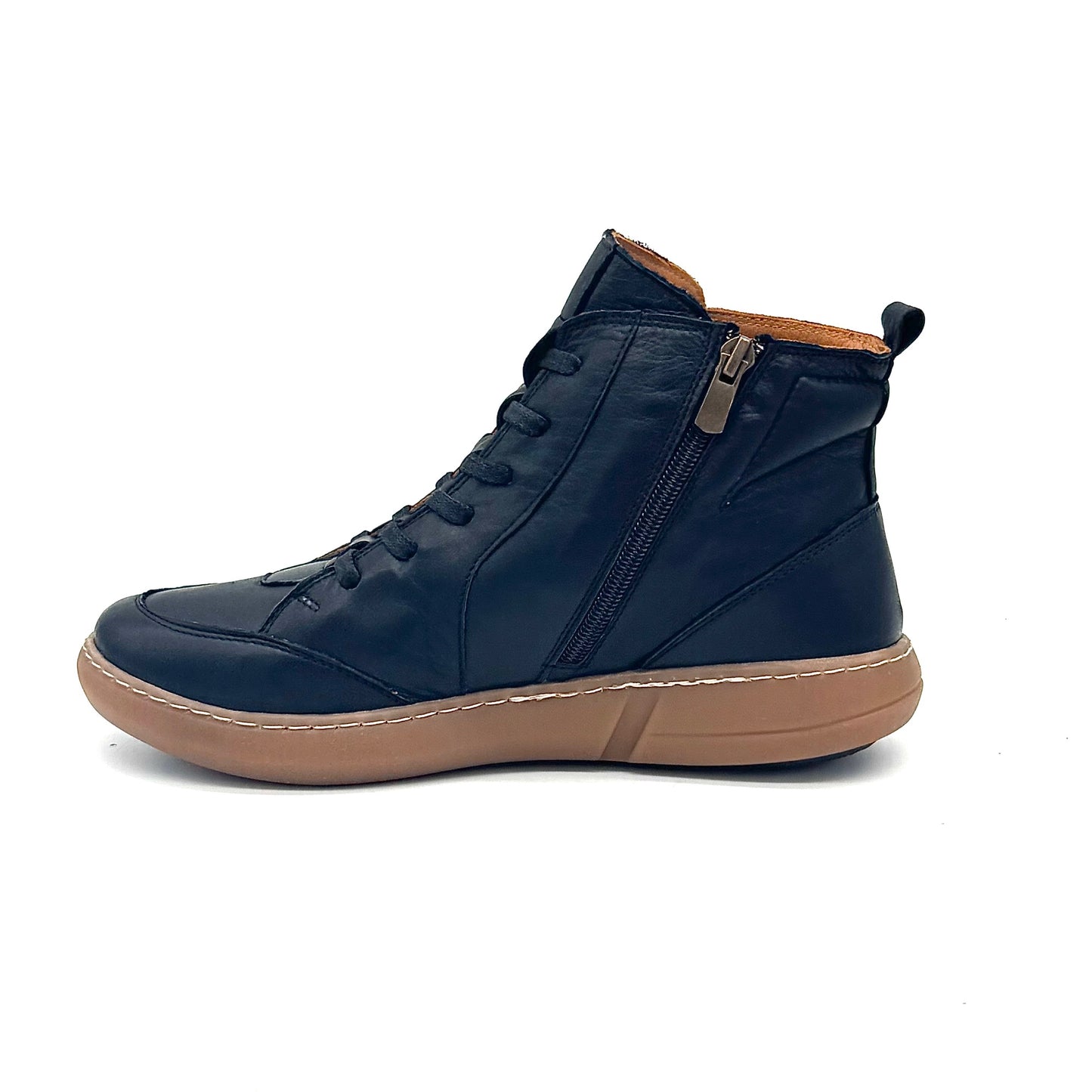 Bonavi 207-10-205 Women’s Leather High-Top Sneakers