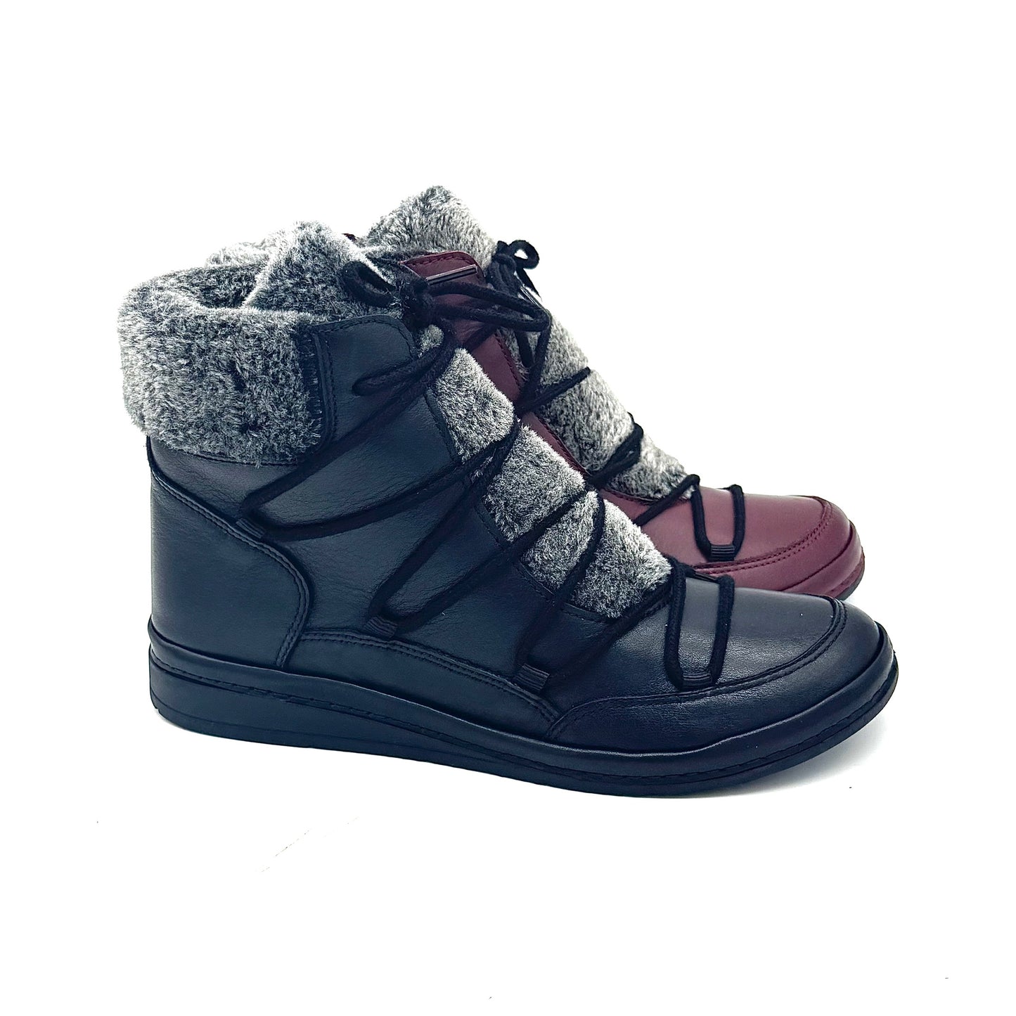 Bonavi 017-911834 Women’s Leather Winter Sneaker Boot