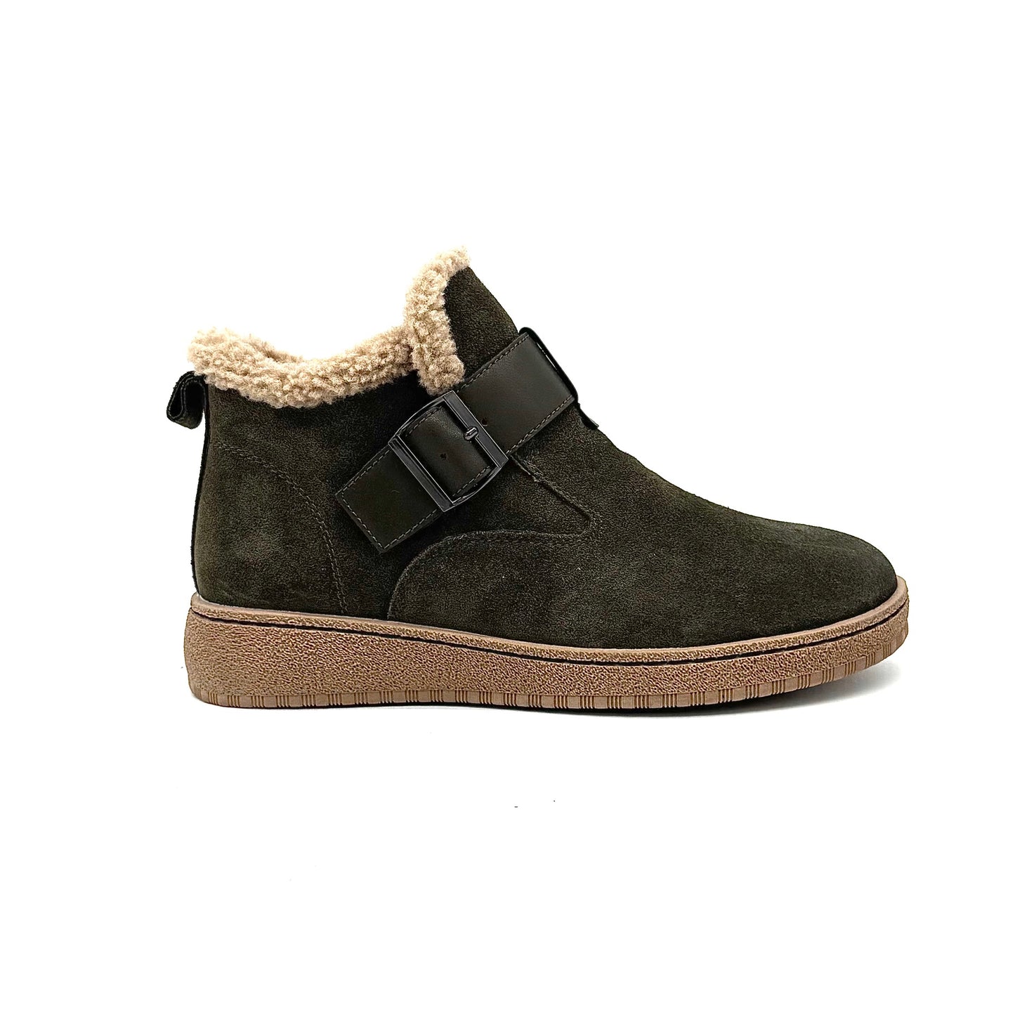 Bonavi 25-ZBE17-5 Women’s Suede Leather Ankle Boots