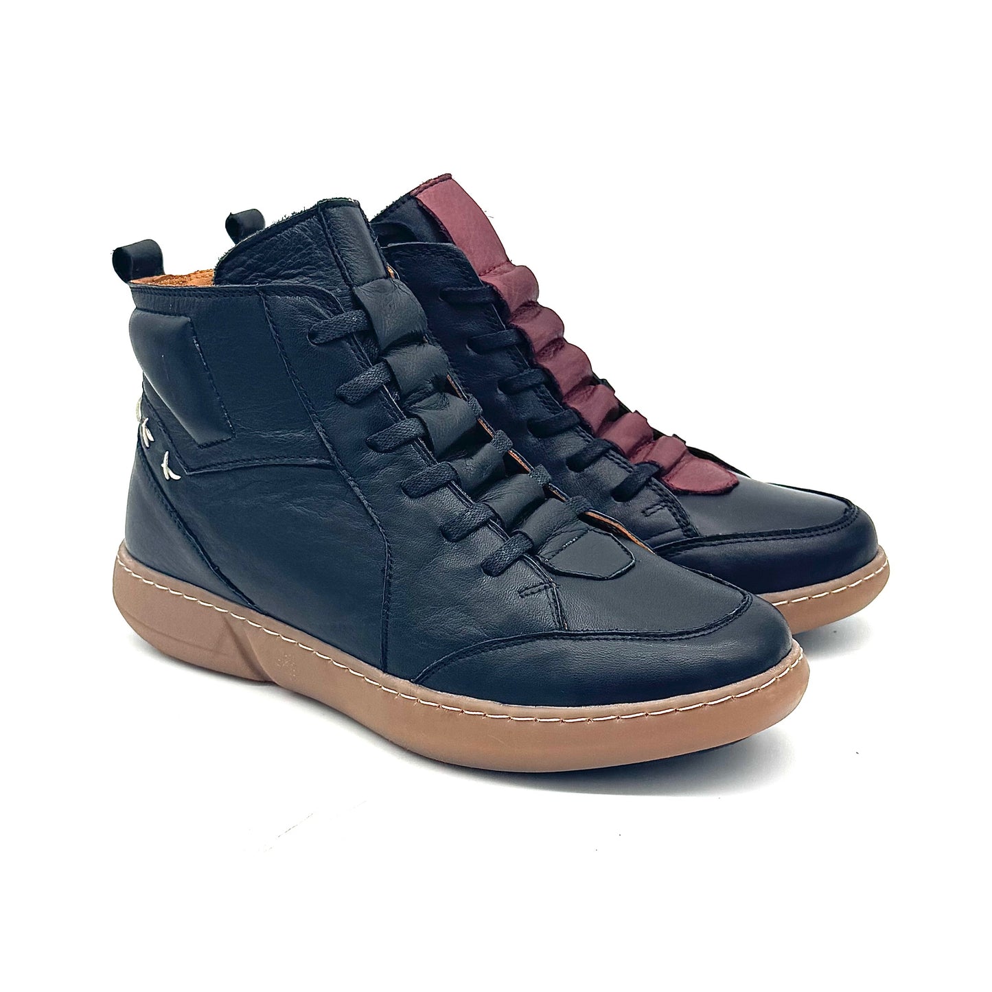 Bonavi 207-10-205 Women’s Leather High-Top Sneakers
