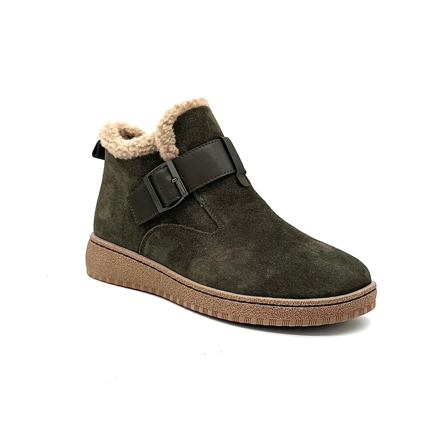 Bonavi 25-ZBE17-5 Women’s Suede Leather Ankle Boots