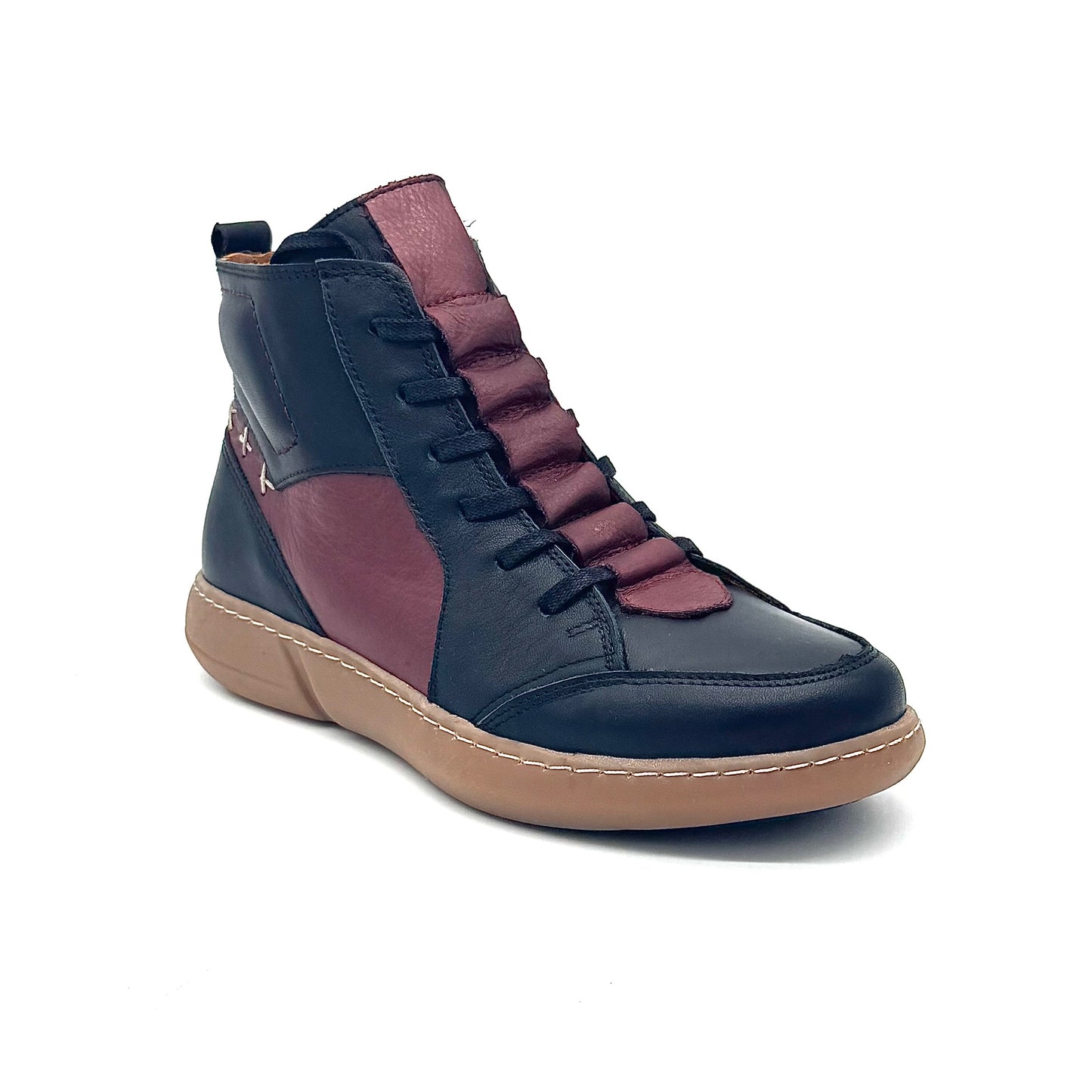 Bonavi 207-10-205 Women’s Leather High-Top Sneakers